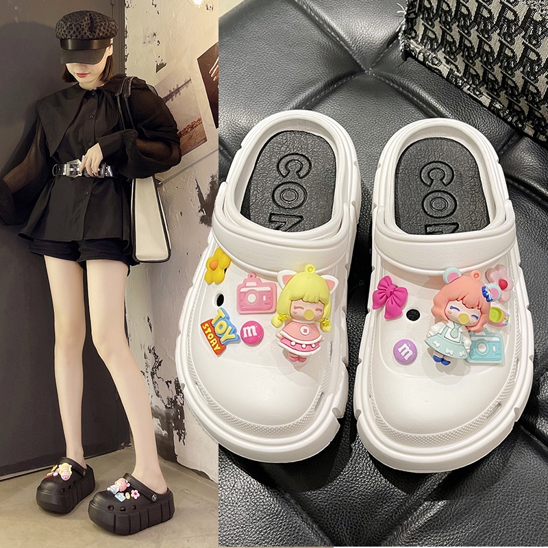 XKAจัดส่งจากไทยเพิ่มสูง 6 ซมรองเท้าแตะ รองเท้าแตะผู้หญิง นิ่มเหมือน ...