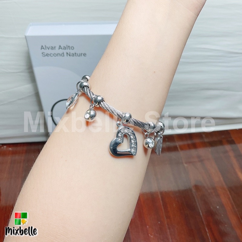 กำไลออกงาน กำไลข้อมือสแตนเลส สำหรับผิวแพ้ง่าย ไม่แพ้ ไม่คัน [Bracelet-02] - รูปที่ 2