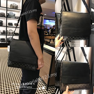 กระเป๋าสะพายผู้ชาย Coach Houston map bag #f73339