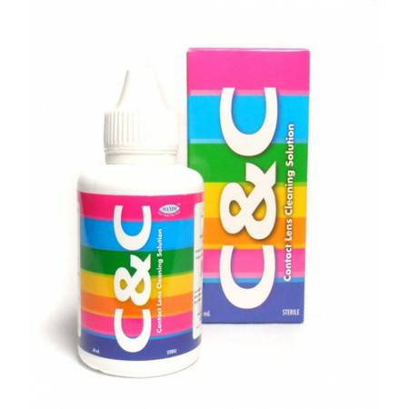💎 น้ำยาล้างคอนแทคเลนส์ 💎 C&C contact lens cleaning solution น้ำยาล้างคอนแทคเลนส์ ขนาด 30 ml.