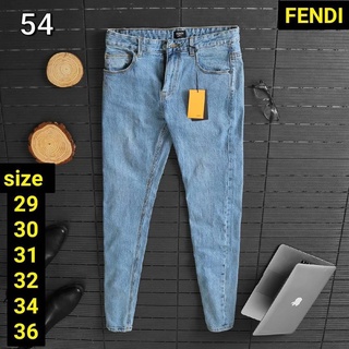 fendi กางเกงยีนส์ขายาว