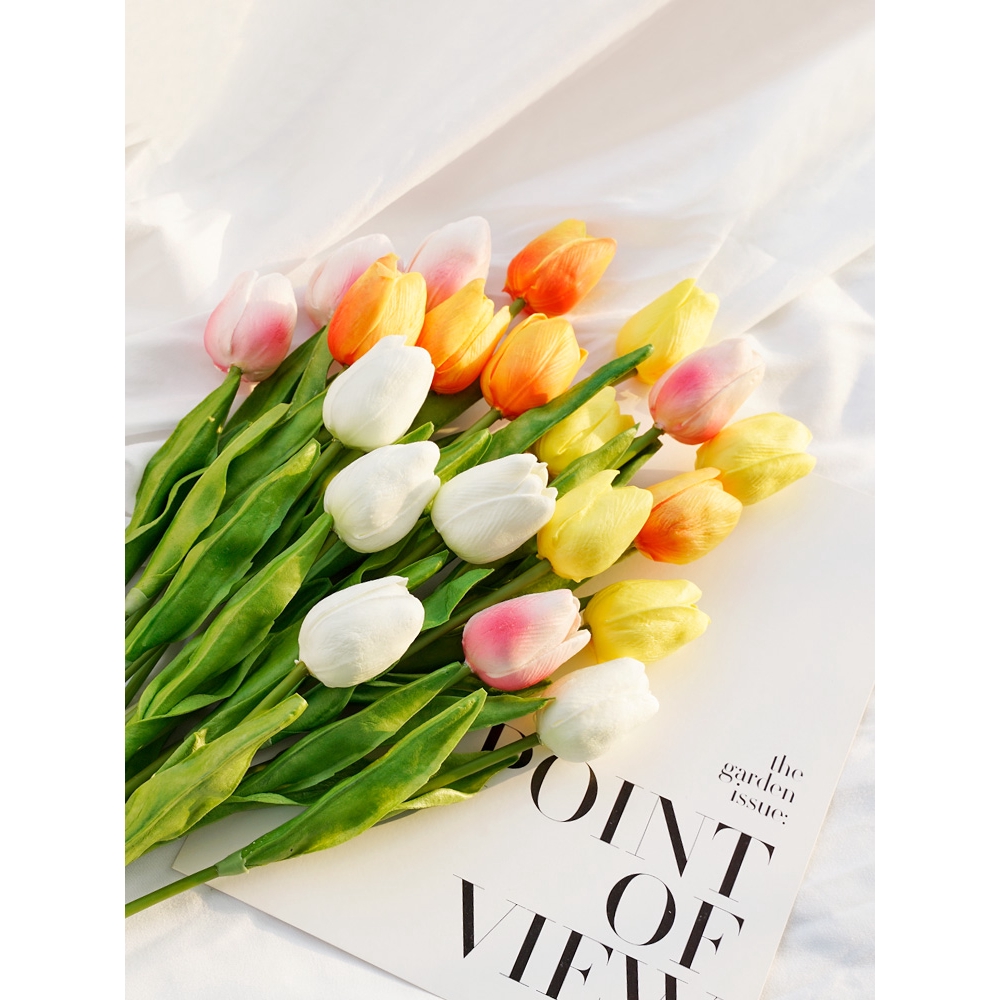 ดอกทิวลิป สำหรับพร็อพถ่ายรูป 1 ดอก - รูปที่ 3