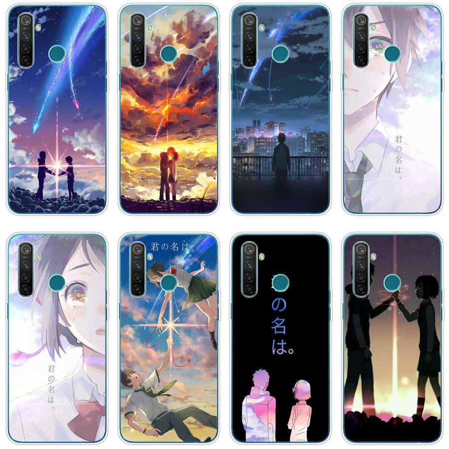 OPPO realme 6 pro 5 pro 5i 6i 3 c11 Case TPU Soft Silicon Protecitve Shell Phone casing Cover Kiminonawa Your Name Japanese anime