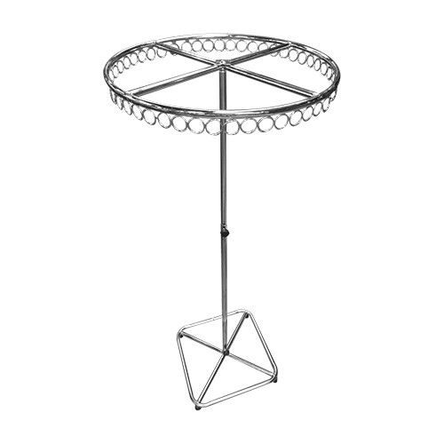 ราวแขวนผ้าแม่ค้า ราวกลม ชุบโครเมียม หมุนได้ ขนาด58ซม x 144 cm