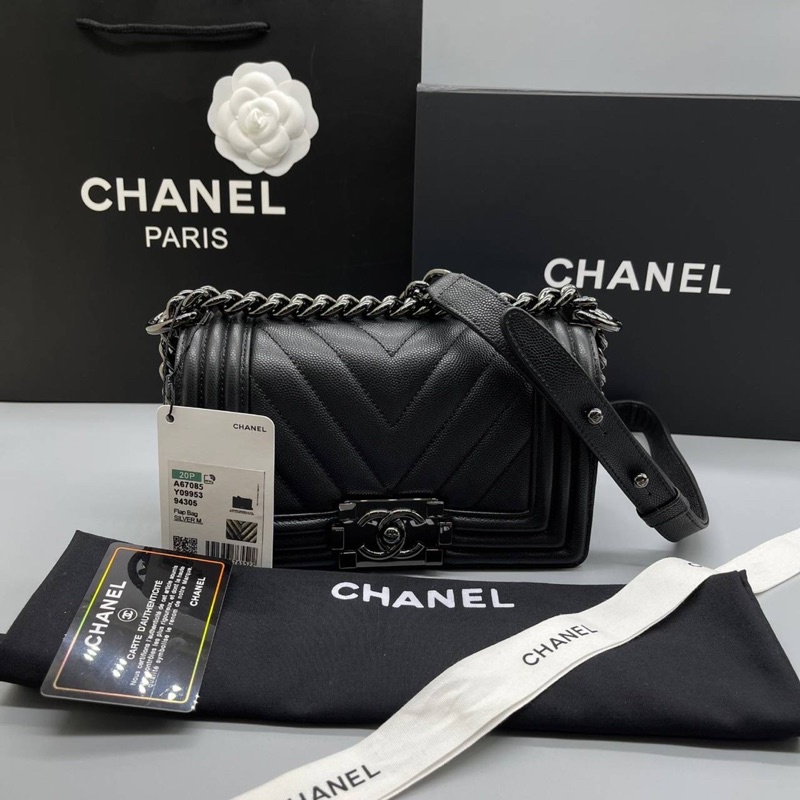 Chanel Boy V(Ori) Size 20cm.💥💥
