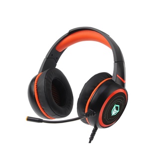 🎧MeeTion Gaming Headset MT- HP030 USB สีดำ/ส้ม คุณภาพเสียงเหนือระดับสำหรับเกมเมอร์!