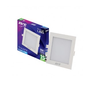 โคมไฟดาวไลท์ เหลี่ยม Led panel light 15w EVE รับประกัน1ปี