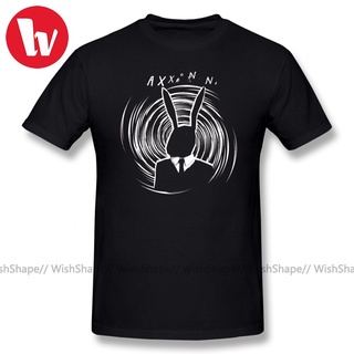 เสื้อผู้ชายเท่ - เสื้อยืดคอตตอน Twin Peaks T INLAND EMPIRE Axxonn กระต่ายเดวิดลินช์ผู้ชายการ์ตูนพิม