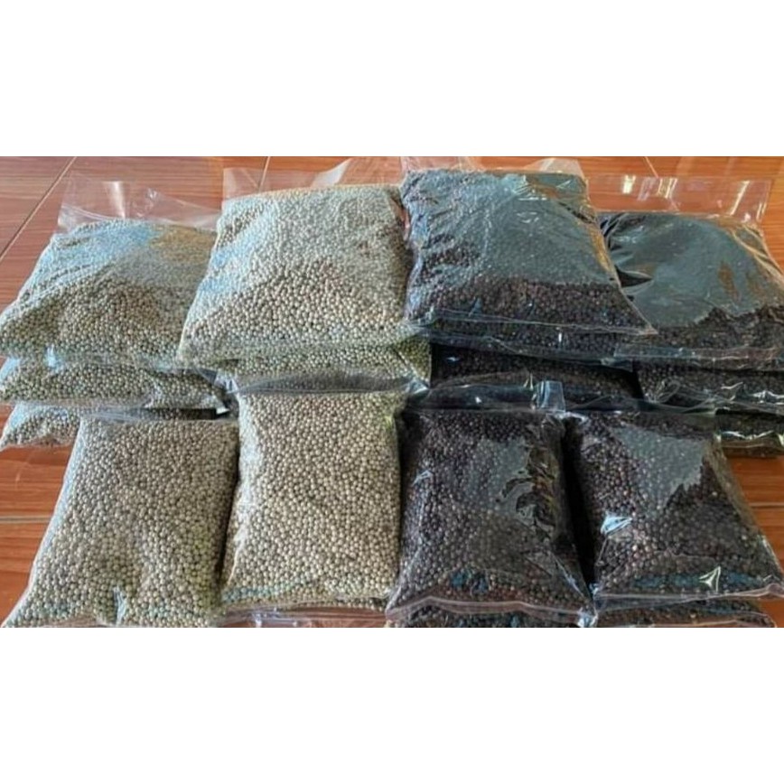 พริกไทยขาว 500 กรัม และ พริกไทยดำ 500 กรัม พริกไทยจันทบุรีแท้
