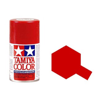 Tamiya 86015 สี PS15 Lexan Spray Paint 3oz Metallic Red