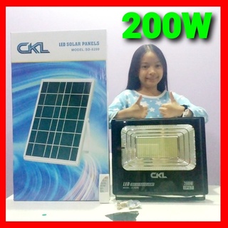 cholly.shop CKL-8200-200W / 8120-120W / 8800-100W LED SOLAR PANELS สปอตไลท์ โซล่าเซลล์  แสงสีขาว