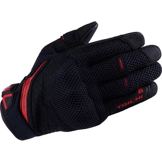 Taichi RST 447 Rubber Knuckle Mesh Glove Black Red