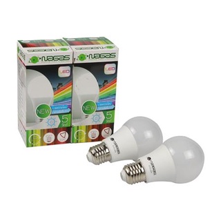 [พร้อมส่ง] HomeDoDee หลอด LED NAGAS ECO BULB 5 วัตต์ E27 DAYLIGHT แพ็ก 2 ชิ้น หลอดไฟ LED