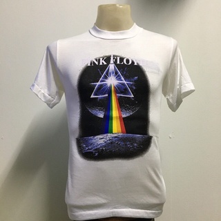 HH . PINK FLOYD 1970s เสื้อยืดวินเทจ เสื้อวง วงร็อค เสื้อโอเวอร์ปริ้นส์ Nirvana เสื้อ3D สไตล์วินเทจ AcDc Label cotton