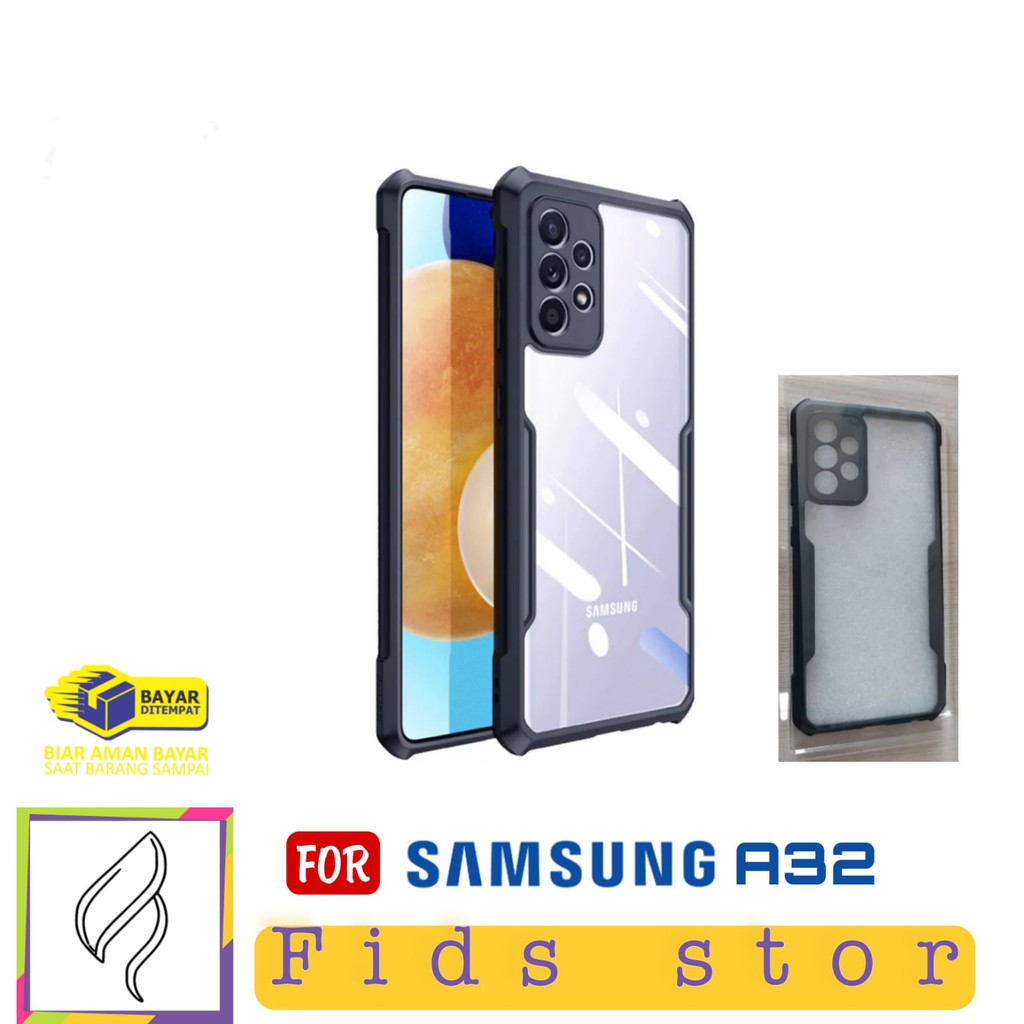 เคส Samsung Galaxy A32 | Samsung A32 5G Hardcase Armor กันกระแทก Fusion Bumper โปร่งใส
