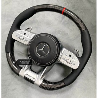 [ผ่อน 0% 10 เดือน]​ Steering Wheel AMG 2020  พวงมาลัยอัพเกรด Benz AMG w218 w207 w212 w204 w205 w238 w176