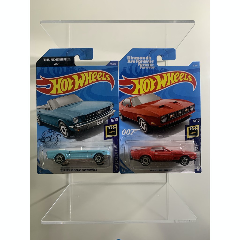 Hot wheels 71 MUSTANG MACH 1 2019 (Red) (HW SCREEN TIME) 4 OF 10 007 Movie Diamonds Are Forever ,Thu