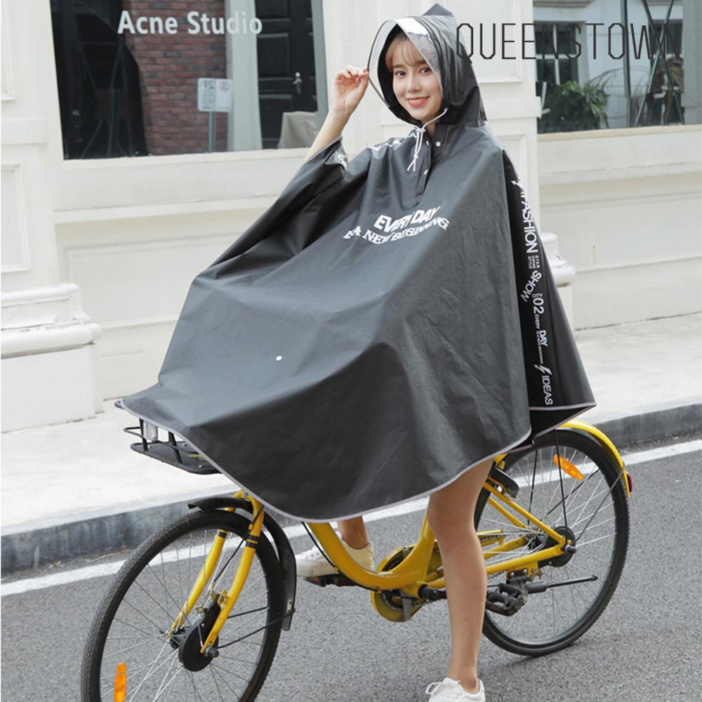 Waterproof Rainwear Adult Cycling Bicycle Bike Raincoat Hooded Raincoat