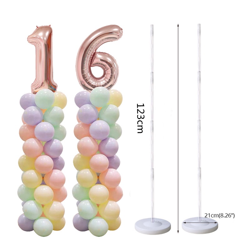 ฐานวางลูกโป่ง 127 ซม. สําหรับตกแต่งงานวันเกิด งานแต่งงาน DIY