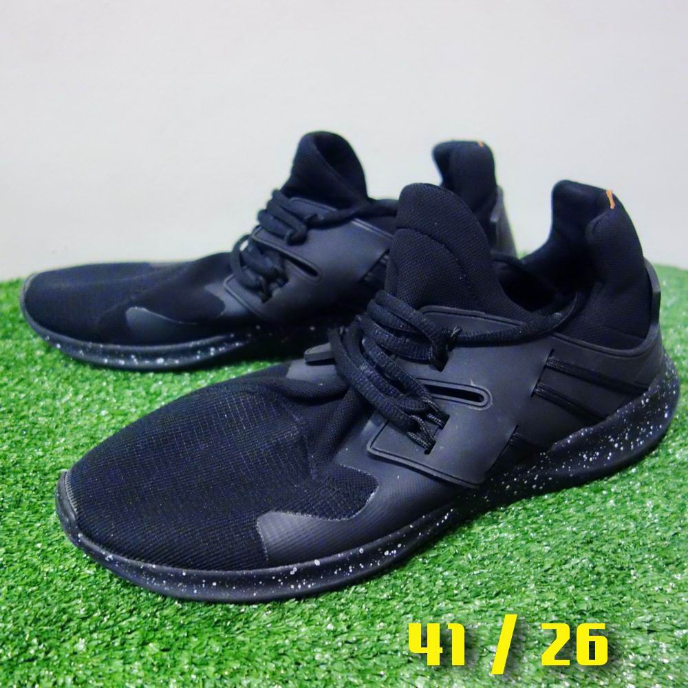 รองเท้ามือสองลดราคา ZARA MAN Triple Black Slip-On 41/26 มือสอง ของแท้