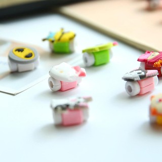 ❤เป็นที่นิยม❤Cartoon Cable Protector Charging Cable Winder