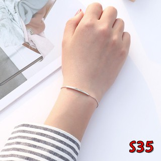 สร้อยข้อมือเงิน 925 รหัส S35 พร้อมส่ง 925