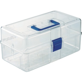 TRUSCO กล่องเครื่องมือช่าง เราซินโพลีคาร์บอเนต แบบโปร่งใส Clear Tool Box รุ่น TCRBOXF