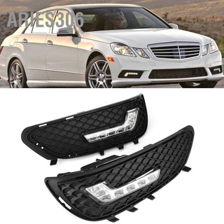 Aries306 ไฟเดย์ไลท์ Led Drl รูปตัว L สําหรับ Mercedes-Benz E-Class W212 E180 E200 E260 E320 E400 2009-2010