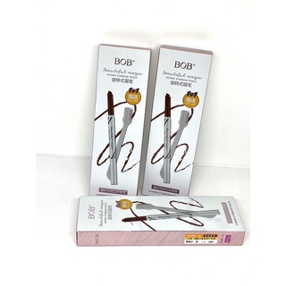 เขียนคิ้ว BOB rotary eyebrow pencil ดินสอเขียน คิ้วทรงเสน่ห์ เซ็ต ดินสอเขียนคิ้วแบบหมุน+ มีดโกนคิ้ว NO.043172D