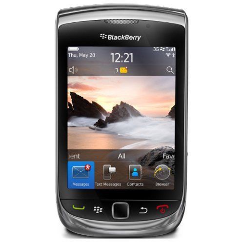 Blackberry ไฟฉาย 9800 สไลด์หน้าจอสัมผัส 3G โทรศัพท์ ของแท้ ครบชุด Original Full Set