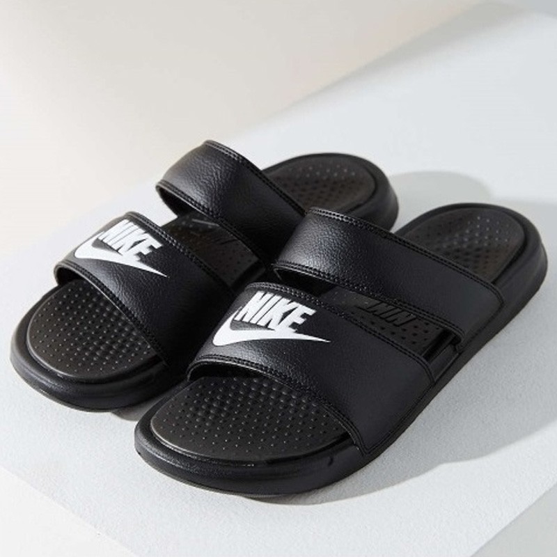 Nike Beach Sandal รองเท้าแตะ Unisex รองเท้าแตะสําหรับผู้หญิงและผู้ชาย Unisex Flip Flops PU Platform 