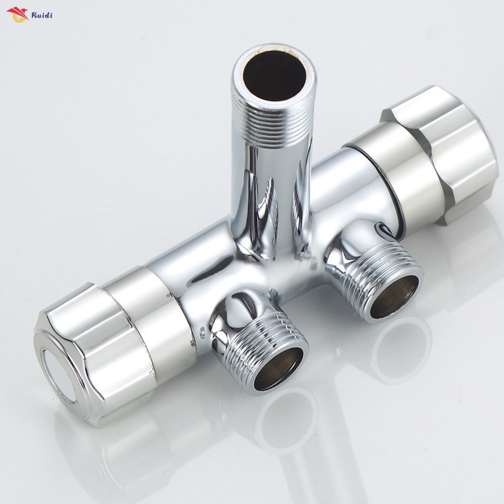 3 Way Triangular Valves One Into Two Out Double Water Angle Multi ...
