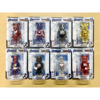 พวงกุญแจฟิกเกอร์ Bearbrick 100% : Avengers (ในกล่อง) ของญี่ปุ่นแท้💯พร้อมส่ง) (งาน Medicom toy)