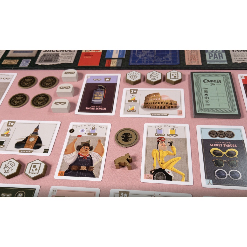 caper caper Europe Board Game บอร์ดเกม payakarun_boardgame