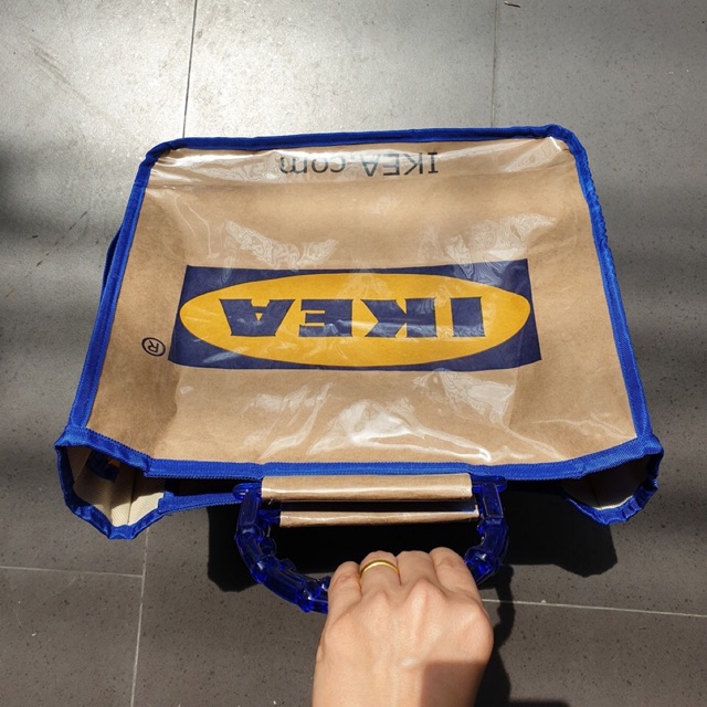 มาใหม่มาก!! กระเป๋าถุงกระดาษ IKEA เคลือบพลาสติก ขนาดจัมโบ้