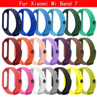 สายนาฬิกาข้อมือซิลิโคน สําหรับ Xiaomi Mi Band 7 Mi Band 7