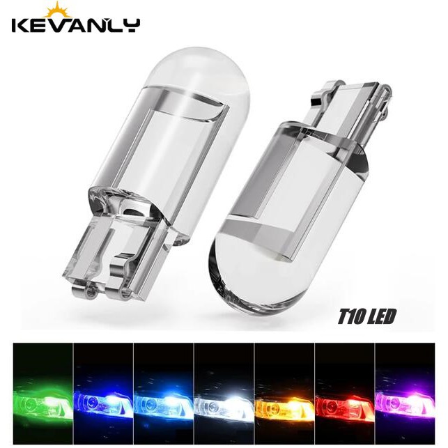 หลอดไฟ T10 W5W COB LED 12V สําหรับติดป้ายทะเบียนรถยนต์ 1 ชิ้นพร้อมส่ง ไฟหรี่ ชิ้น อะคริลิคใส ไฟส่องป้าย ไฟแผนที่ ไฟวัดบูส auto meter