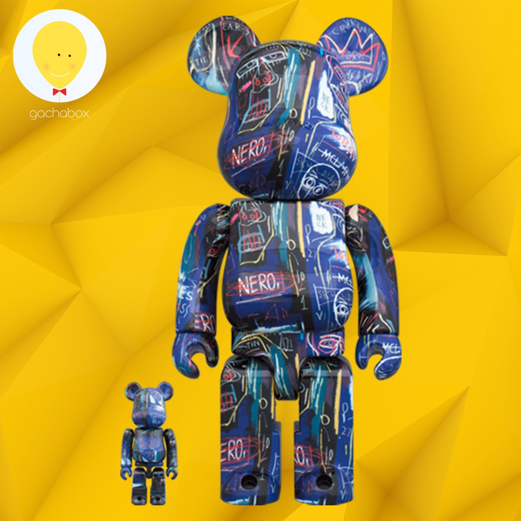 gachabox Bearbrick Jean Michel Basquiat version 7 100400 แบร์บริค พร้อม ...