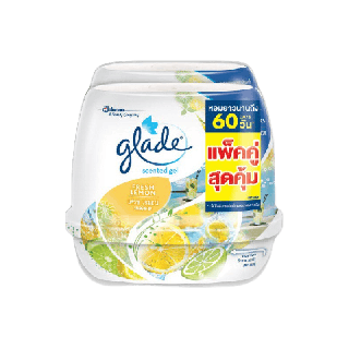 เกลดเซ็นท์เต็ด เจลหอมปรับอากาศ 180กรัม แพ็คคู่ Glade Scented Gel 2x180g Twinpack