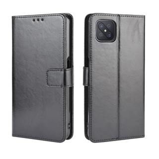 OPPO Reno4 Z เคส Leather Case เคสโทรศัพท์ Stand Wallet OPPO Reno4 Z 5G เคสมือถือ Cover