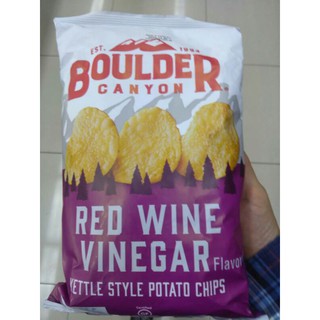 Boulder Kettle Red Wine Vinegar Chips 142g