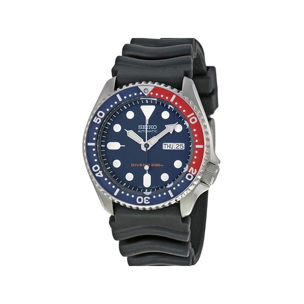 SEIKO Automatic Diver 200m นาฬิกาผู้ชาย รุ่น SKX009K1 - สีน้ำเงิน/แดง