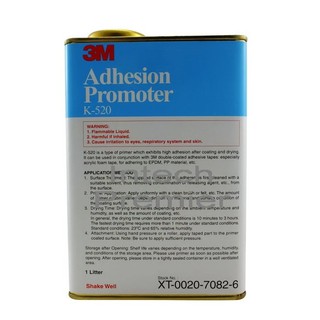 3M K520 Adhesion Promoter น้ำยารองพื้นสำหรับเทปกาว ขนาด 1 ลิตร