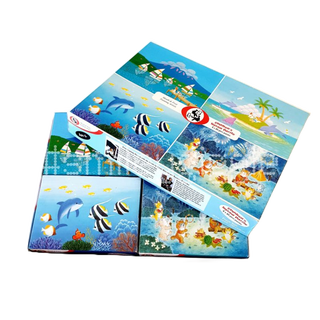 จิ๊กซอว์ 4 in 1 Jigsaw Puzzles (4x48 plece puzzles) สำหรับเด็กวัย 4 ขวบขึ้นไป (ภายในมี 4 กล่อง ๆ ละ 48 ชิ้น)