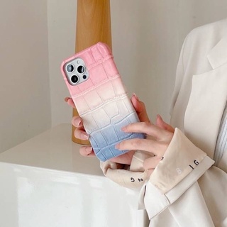 สอบถามก่อนกดสั่ง เคสโทรศัพท์ เคสหนัง  เคสสีพาสเทล เคสไล่สี สีชมพู ไล่สี