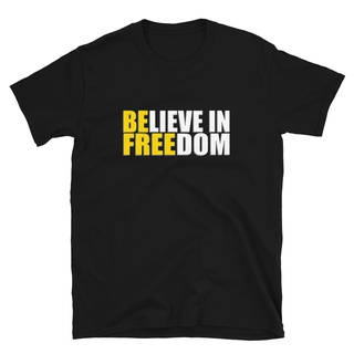 [COD]เสื้อยืด พิมพ์ลาย Believe In Freedom Patriot Veteran Freedom สไตล์อเมริกันS-5XL