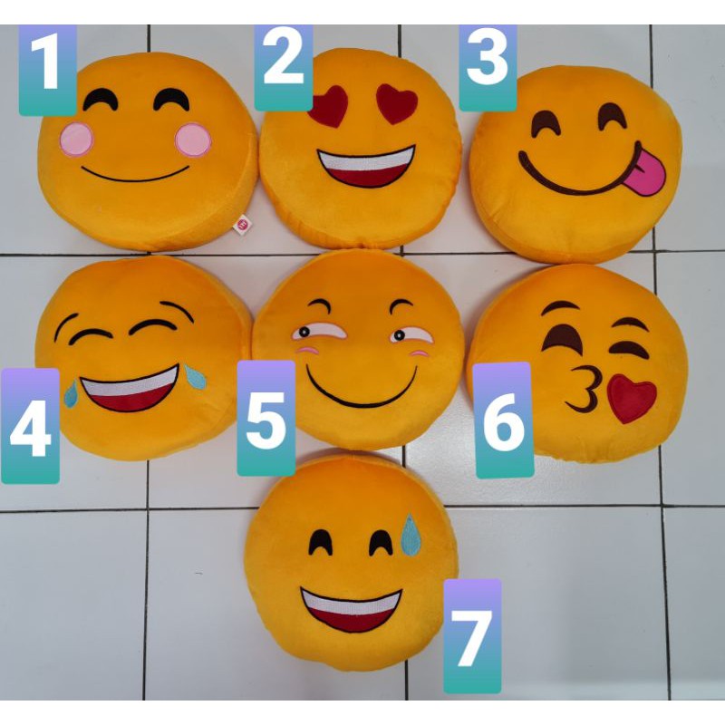 ส่วนลด Dreamtoys96 Emoticon Smile Pillow Doll วัสดุเวลโบอา
