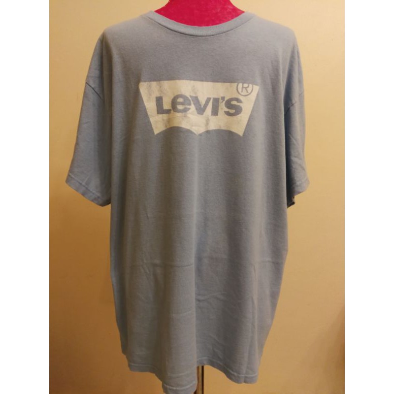 Levi's(Made in Mexico) Brand_2nd hand เสื้อยืดแขนสั้นผ้าฝ้าย​ ​100​% แท้มือสองกระสอบนำเข้า