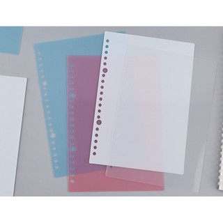 ปกสมุด PP คละสี A5 B5 A4 (1 แพ็ค 2 ชิ้น)
