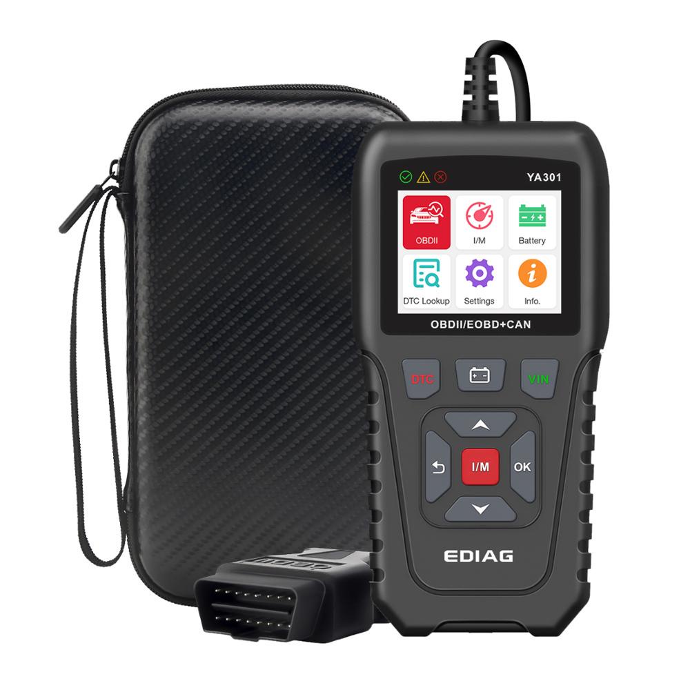 YA301 Code Reader EDIAG FULL OBDII/EOBD one-key VIN Read Battery test ...